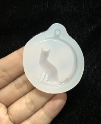 Moules en résine Silicone Mini patte de chat | Mini, pendentif patte de chat, décoration artisanat bricolage oiseau, licorne hippocamole, moule en résine petit éventail fourchette, breloques: cat