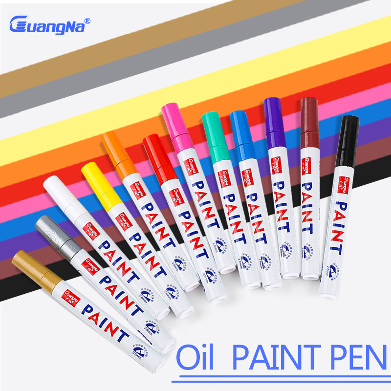 1pcs GuangNa Paint Pen M101 Oil Mark Pen Children's DIY Art Black Card Album Painting Graffiti Pen 2.8mm