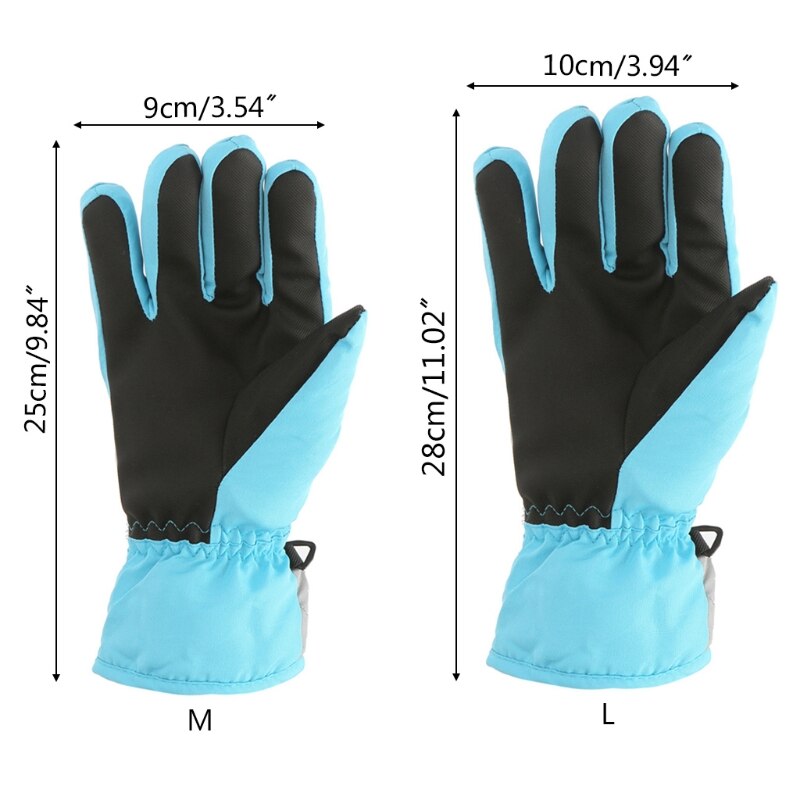 Kinder Kind Winter Verdicken Warme Berg Snowboard Ski Handschuhe Wasserdichte Handschuhe