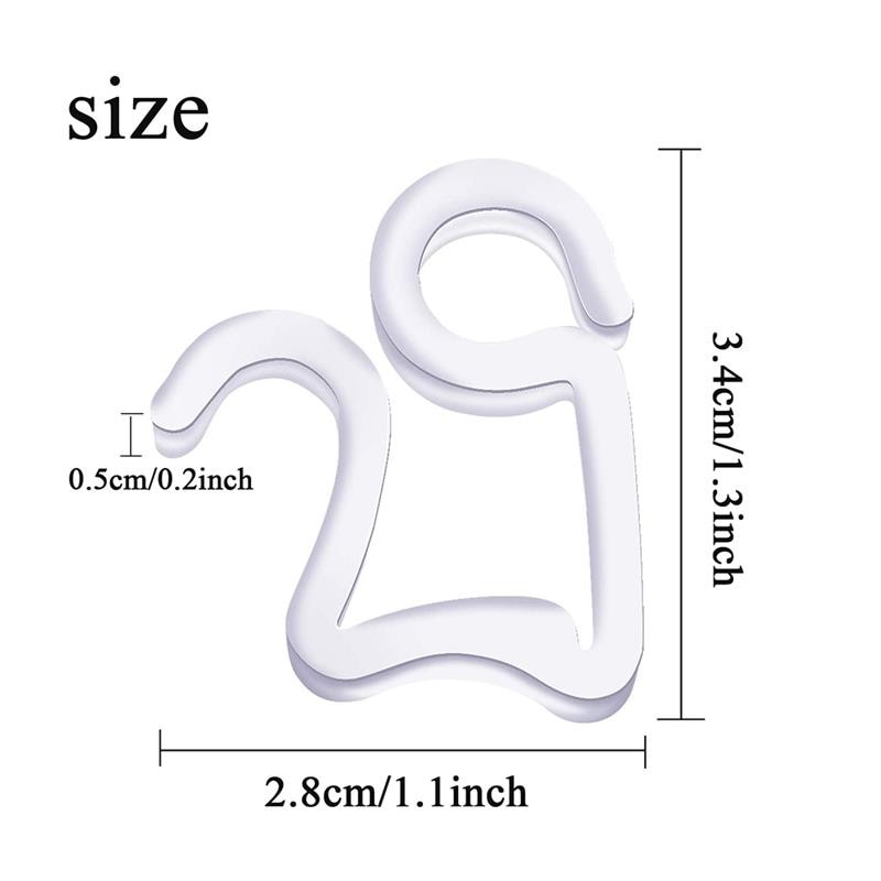 100Pcs Gutter Hangen Haken S Clip Haken Voor Kerst Decoratie Buiten Lichtslingers Licht Fairy Seizoen Kerst Decoratie