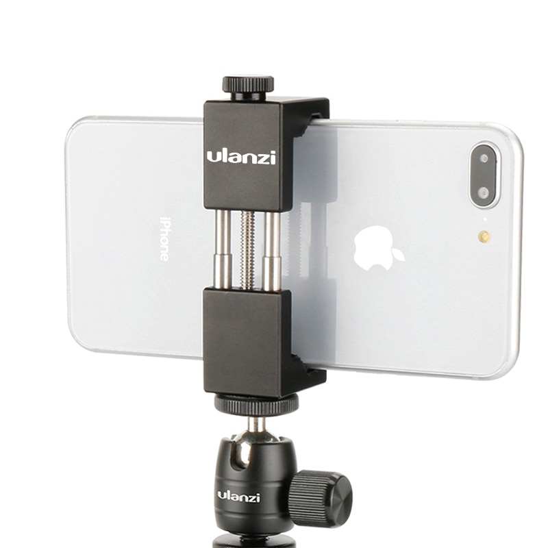 Ulanzi Aluminum Ballhead 360 Rotation Ball Head LED Monitor Bracket Holder for iPhone Canon Nikon DSLR Camera Gopro Hero 6