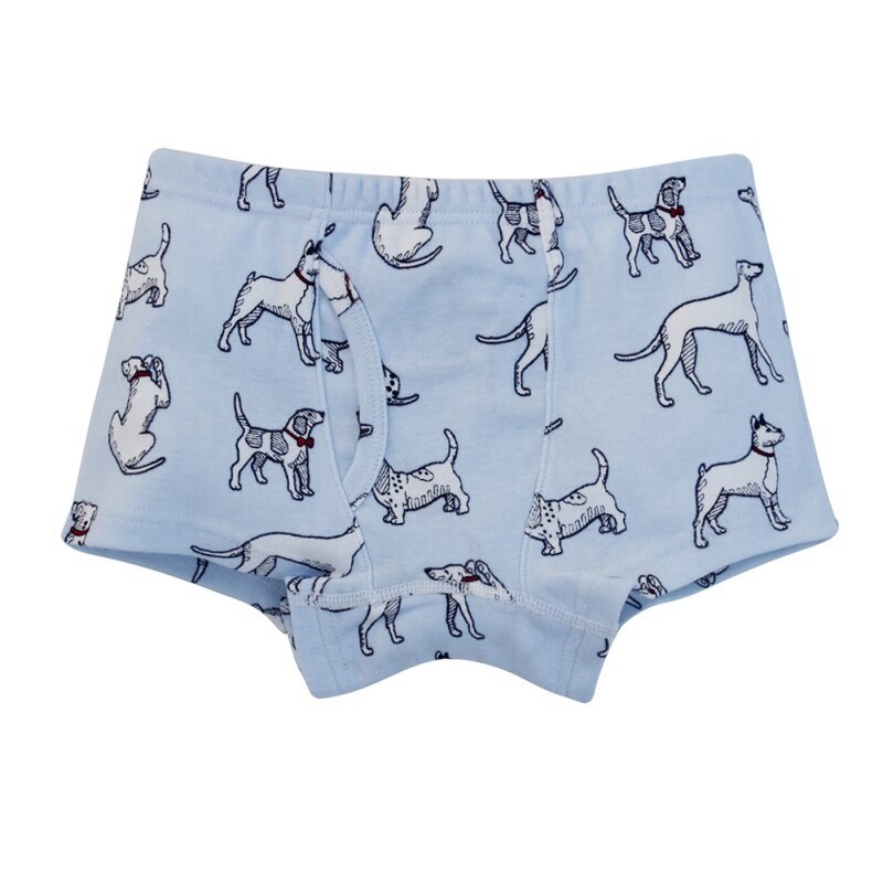3 st bomullspojkar kalsonger barn tecknat djurtryck bekväma trosor boxershorts shorts toddler barn underbyxor 111