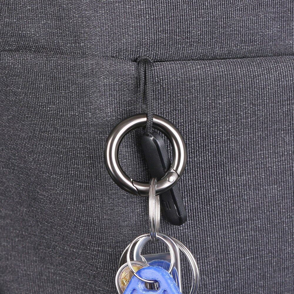 Metal Spring Gate O Ring Openable Keyring Leather Bag Belt Strap Buckle Dog Chain Snap Clasp Clip Trigger Luggage Leathercraft