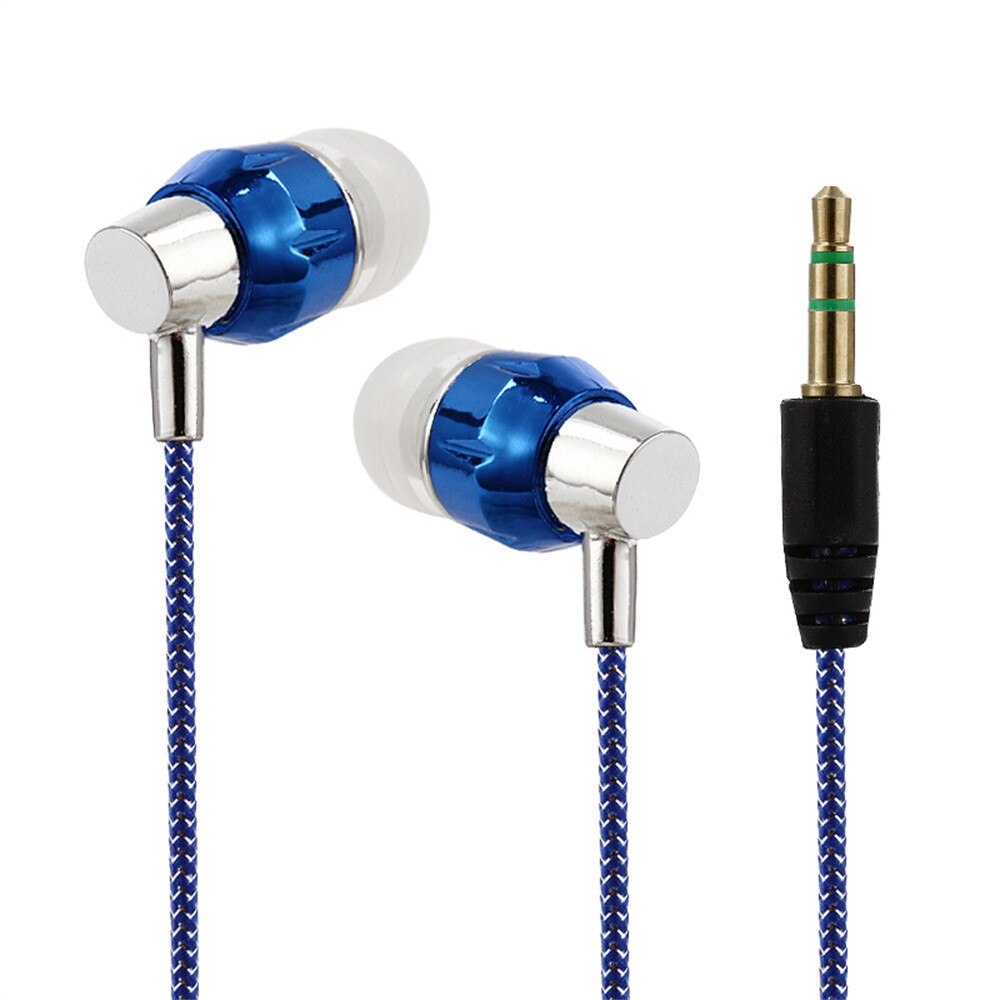 Universele Oortelefoon 3.5Mm In-Ear Bass Stereo Oordopjes Headset Bedrade Voor Mobiele Telefoon Stereo Oordopjes Muziek Oortelefoon: B