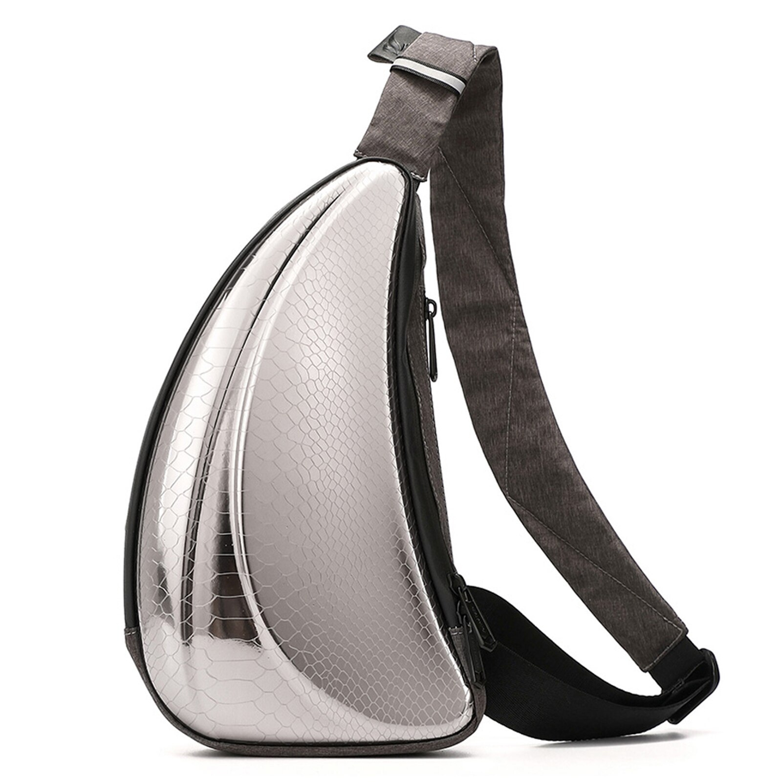 Sling Bag Crossbody Bag Shoulder Backpack Waterproof Travel Chest Bag USB Port Casual Daypack Sling bag for Men Women