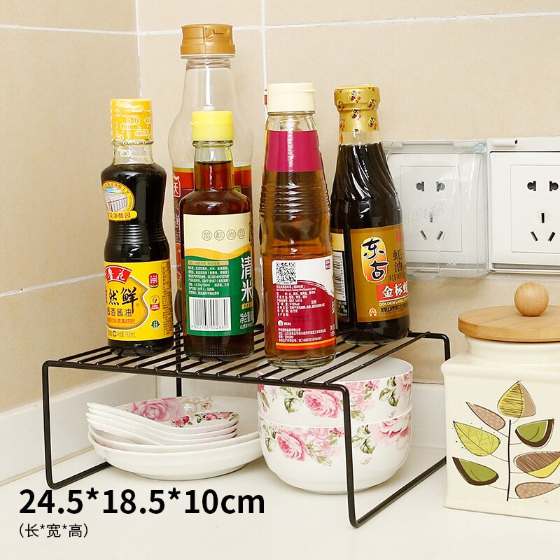 Home Closet Organizer Storage Shelf for Kitchen Rack Space Saving Shelf Kitchen Organizer Wardrobe Shoe Organizers Saving Space: 1-1