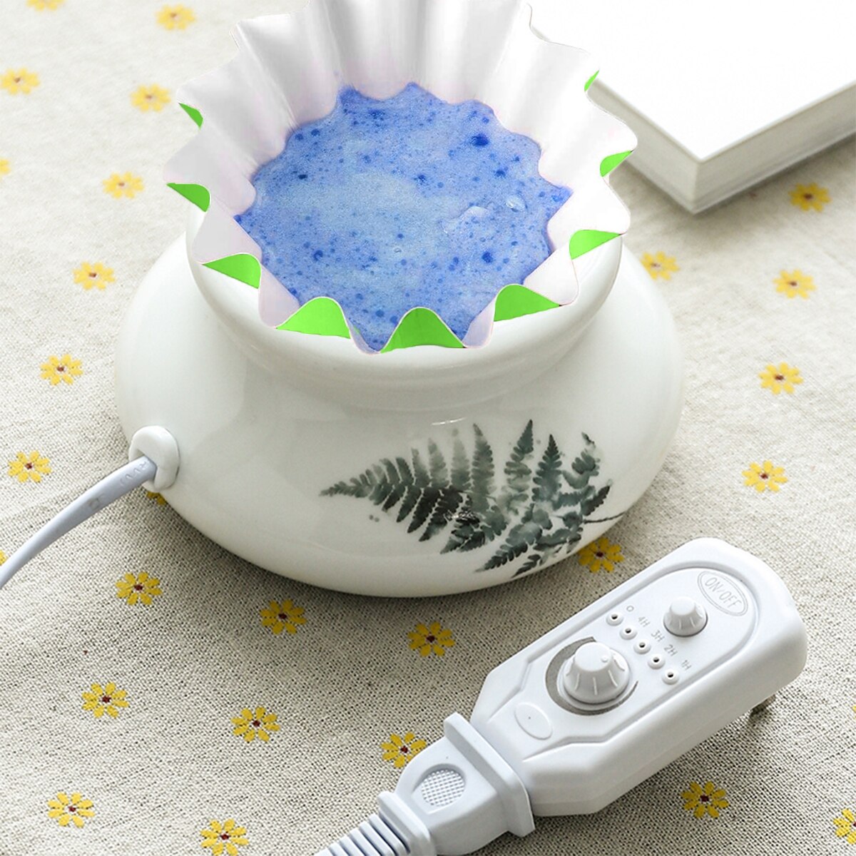 Cera derretir más Liners reutilizable cera Liner Candle Popper Liner a prueba de fugas bandeja de cera para cera perfumada eléctrica calentadores de cera CIQ