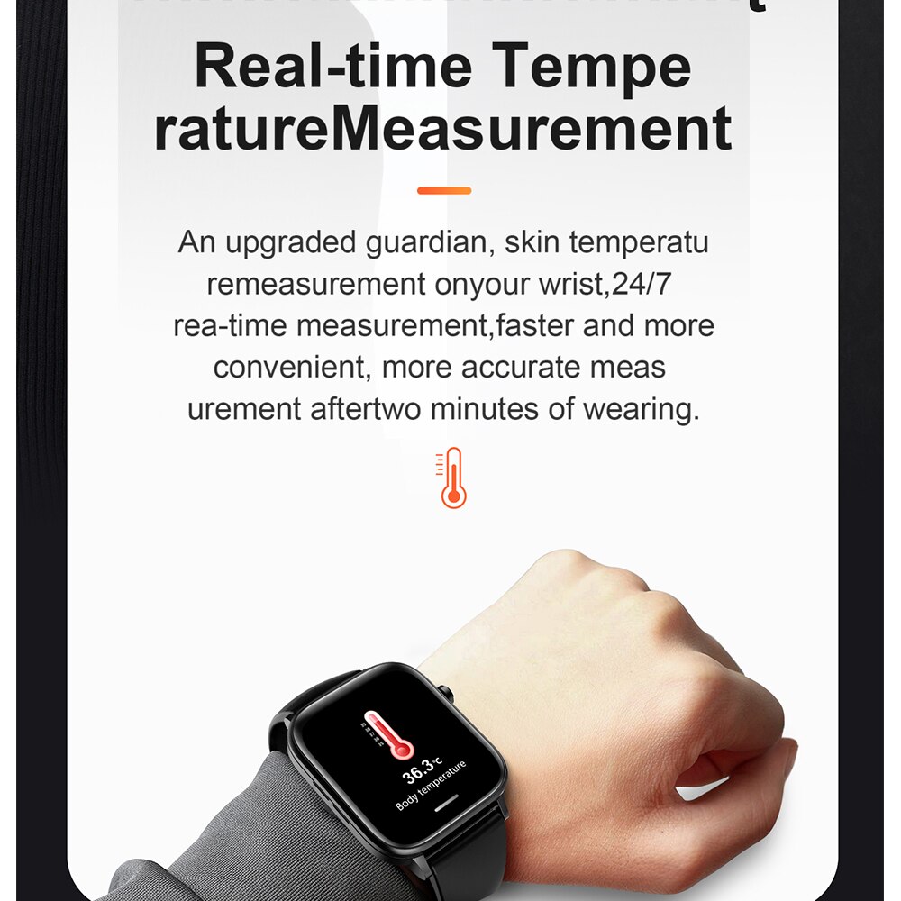 Clever Uhr Männer Frauen Herz Bewertung Blutdruck Sauerstoff Fitness Tracker Temperatur Sport Bluetooth Anruf Wasserdichte Smartwatch