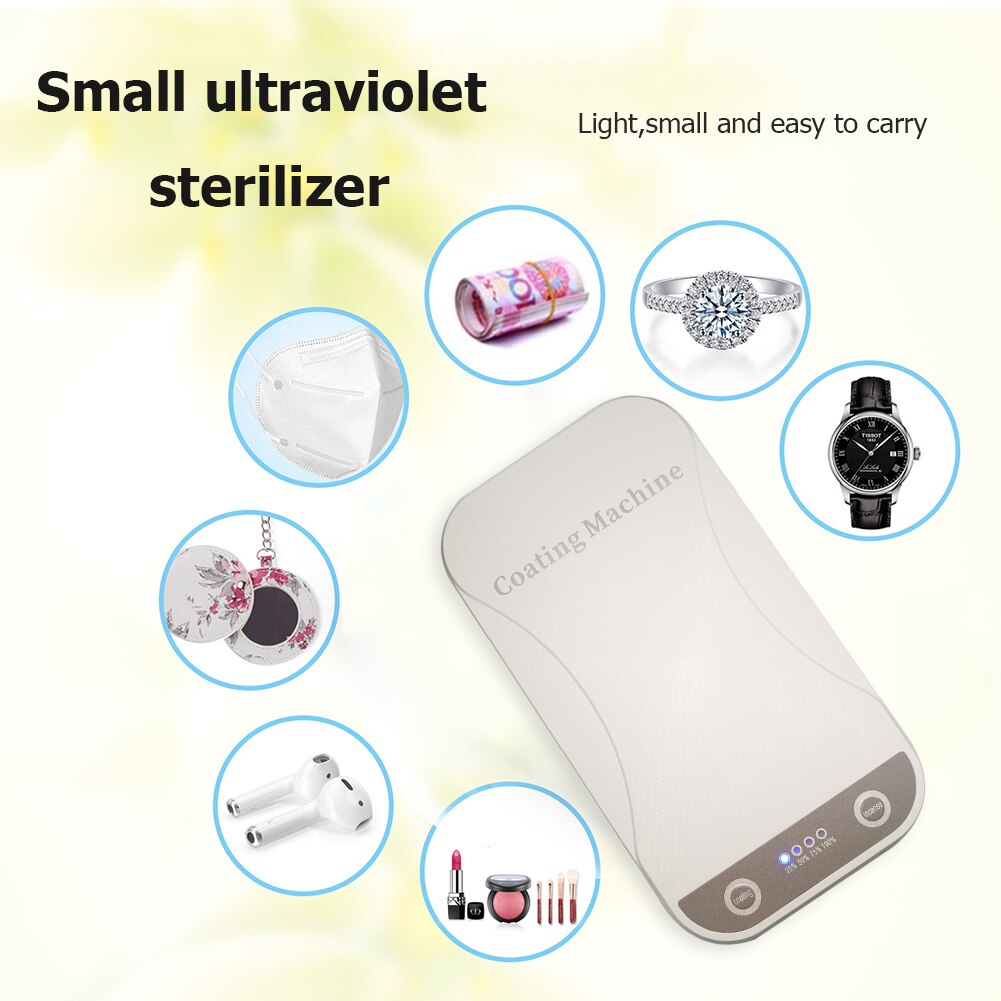 UV Phone Sterilizer Case USB Powered Watch Mask Underwear Disinfection Box