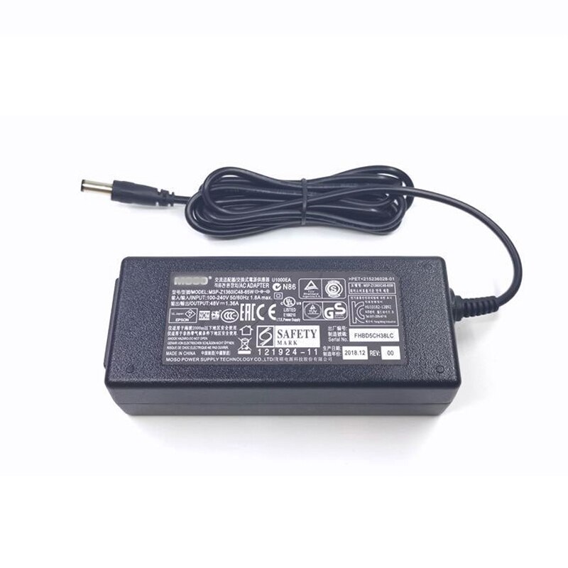 48V 1.36A 65W AC Adapter For Hikvision MSP-Z1360IC Video Recorder Power Supply