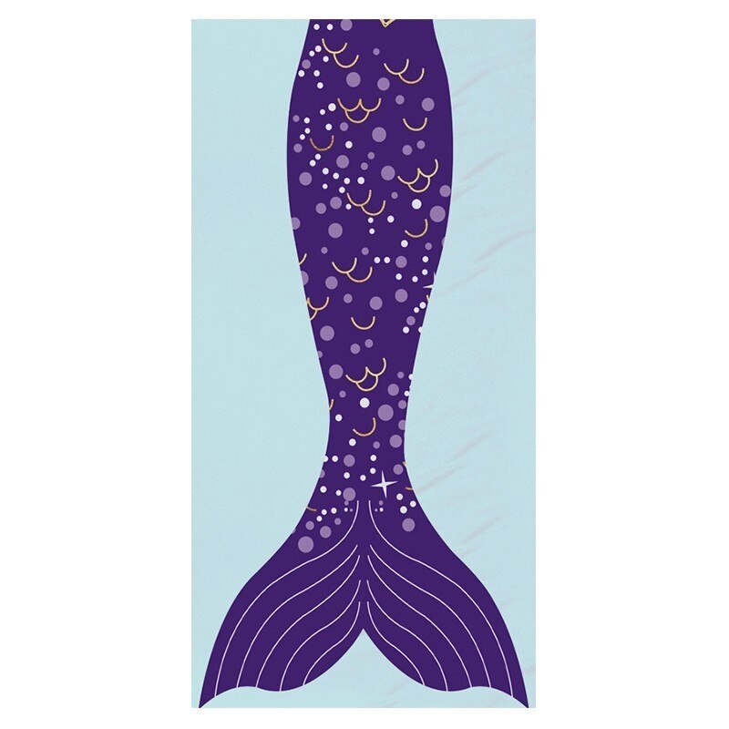 Dunne Microfiber Zachte Strand Handdoeken Mooie Kleurrijke Schaal 3d Print Douche Reizen Handdoek Rechthoekige Strandlaken Met Tasje: Beach Towel 5