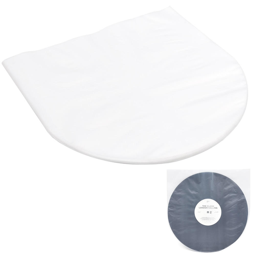 50pcs Dustproof LP Accessories Vinyl Sleeve Container Cover Clean Anti-Static Turntable Protection Bag Replacement Inner