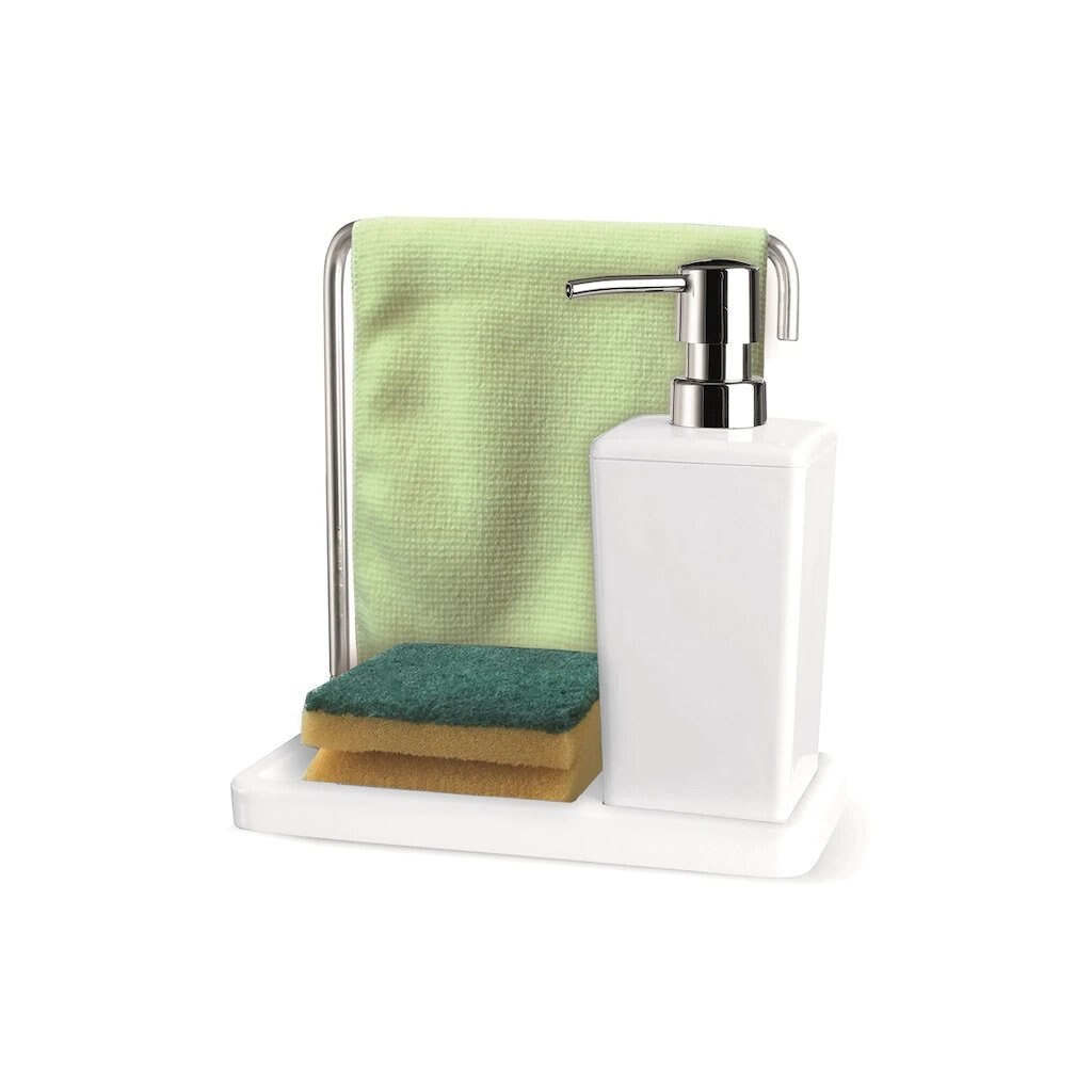 Keuken Type Zeepdispenser Hand Doek Band Badkamer Apparatuur Acessories 19 Verschillende Kleuren Zwart Grijs Hervulbare Luxe: WHITE