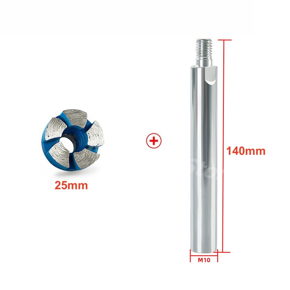 25mm Diamond Concrete Grinding Wheel Turbo Segment Angle Grinder Wheel for Concrete Stone Masonry 2” Diamond Cup Grinding Wheel: Silver