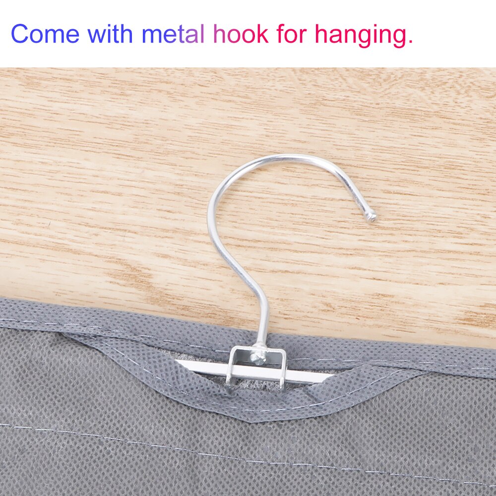 Bedroom Organization Foldable Purse Storage Bag Door Wardrobe Closet Hanger Hanging Handbag Organizer Three-dimensional