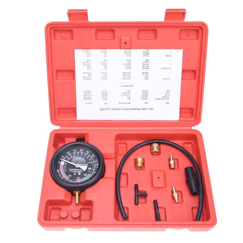 Multifunction Car Engine Vacuum Pressure Gauge Meter For Fuel System Vaccum System Seal Leakage Tester: Default Title