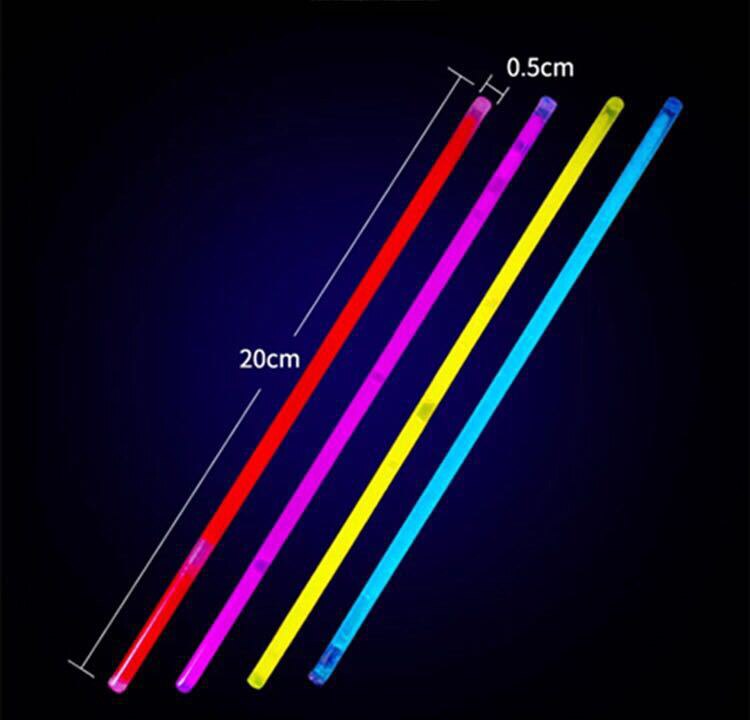 100 Pcs Glowstick Neon Party Fluorescerende Armbanden Ketting Glow In The Dark Neon Sticks Kerst Feestartikelen