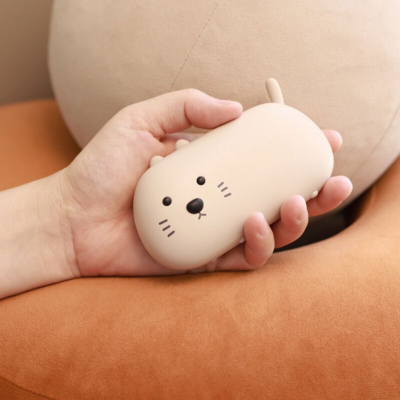 Scaldamani elettrico ricaricabile portatile mini 2 in 1 scaldamani USB riscaldatore tascabile riscaldamento pratico scaldino riscaldatore viaggio a casa: 4