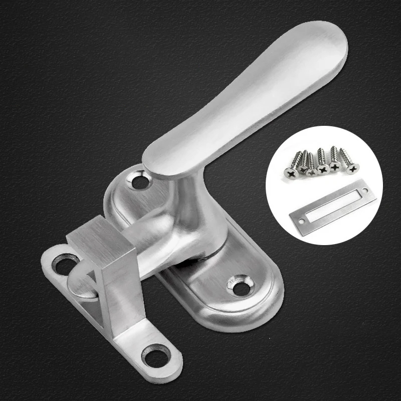 Stainless Steel Doors and Windows Sash Lock Window Latch Handle Sliding Window Handle Security Hasp Hardware Fittings
