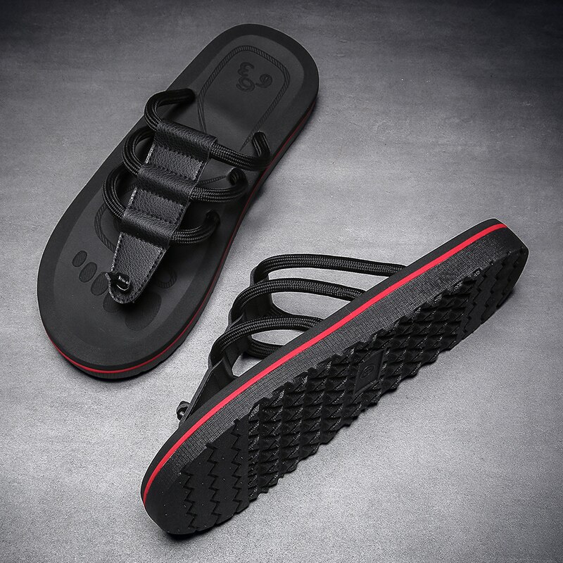 Sommer Individualität Männer lässig Sandalen Trend draussen EVA kippen floppen Licht Komfortable Nicht-Unterhose schwer-Tragen Strand schuhe