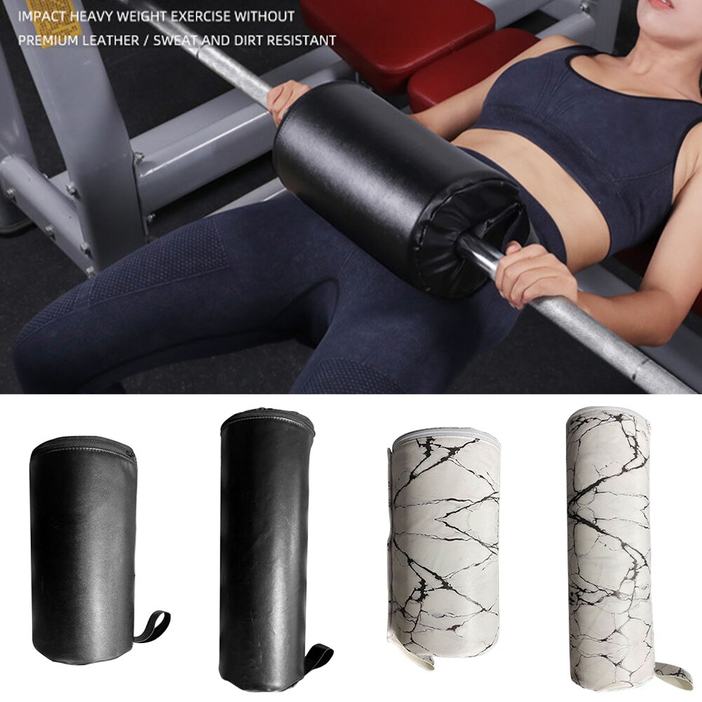Non Slip Bench Press Accessories Cushion Board Thrust Weightlifting Standard PU Leather Barbell Mat Workout Thickened Exercises