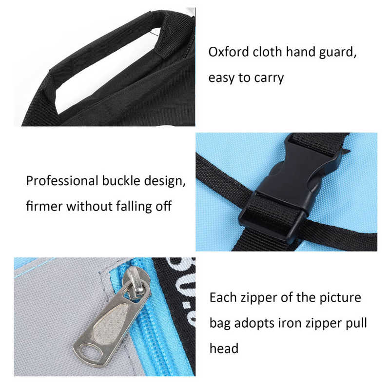 Artist Backpack Drawing Board Water-Resistant Sketchpad Multi-Function Art Storage Supplies 4K Sketchpad Bag Case