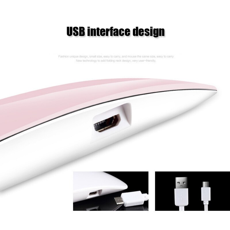 UV SUN mini secador de uñas lámpara LED UV Micro USB Gel barniz máquina de curado para uso doméstico herramientas de uñas lámpara de uñas