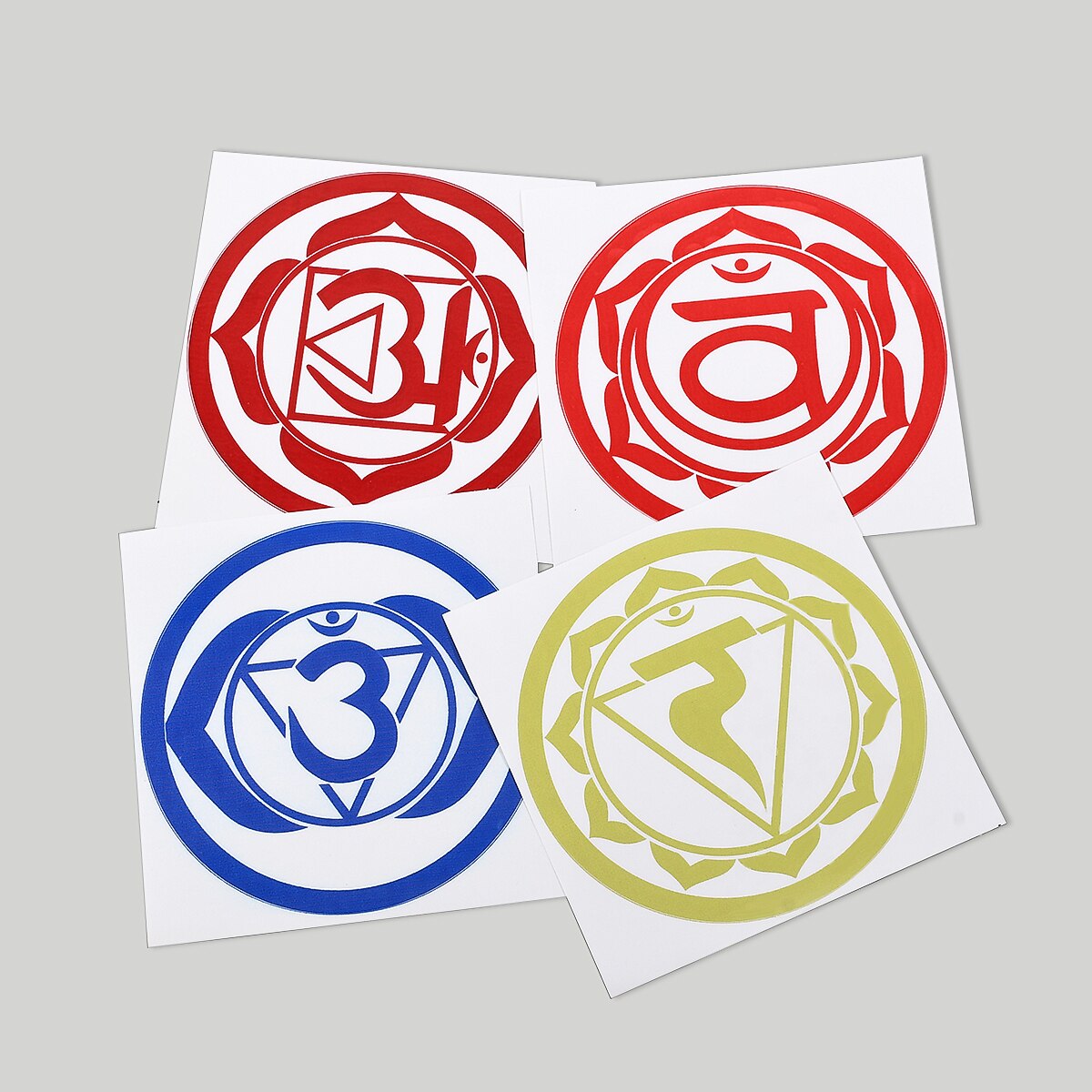 Chakras Wallpaper Stickers Mandala Yoga Om Meditation Symbol Wall Decals Chakra Home Decor Wall Decoration Wall Decal
