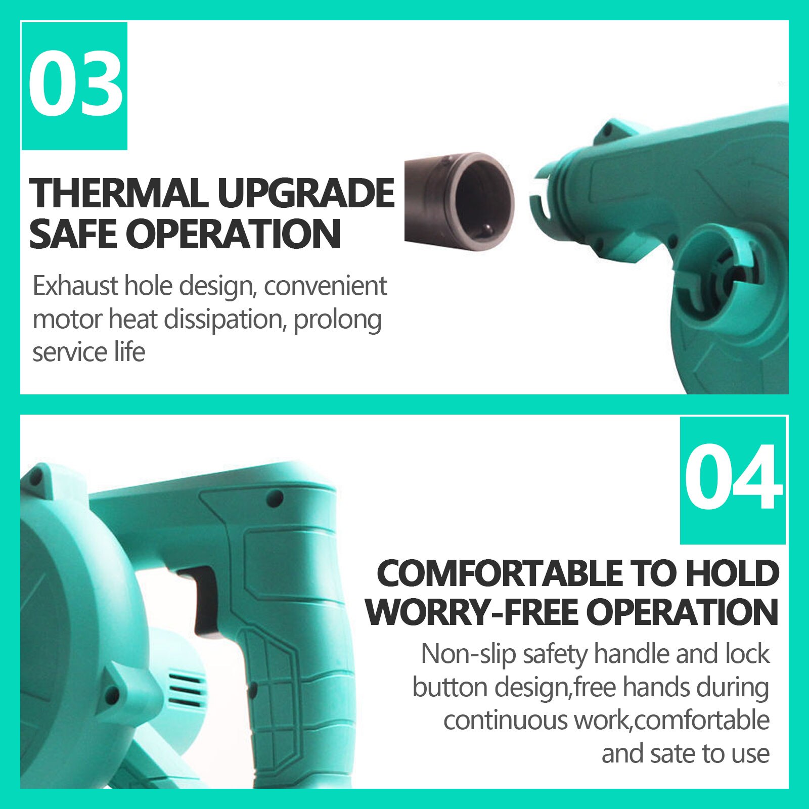 ANENG 18V 6000mAh Cordless Leaf Blower and Vacuum Lithium Battery 2-in-1 Electric Blower Air Volume for Home Garden Cleaning