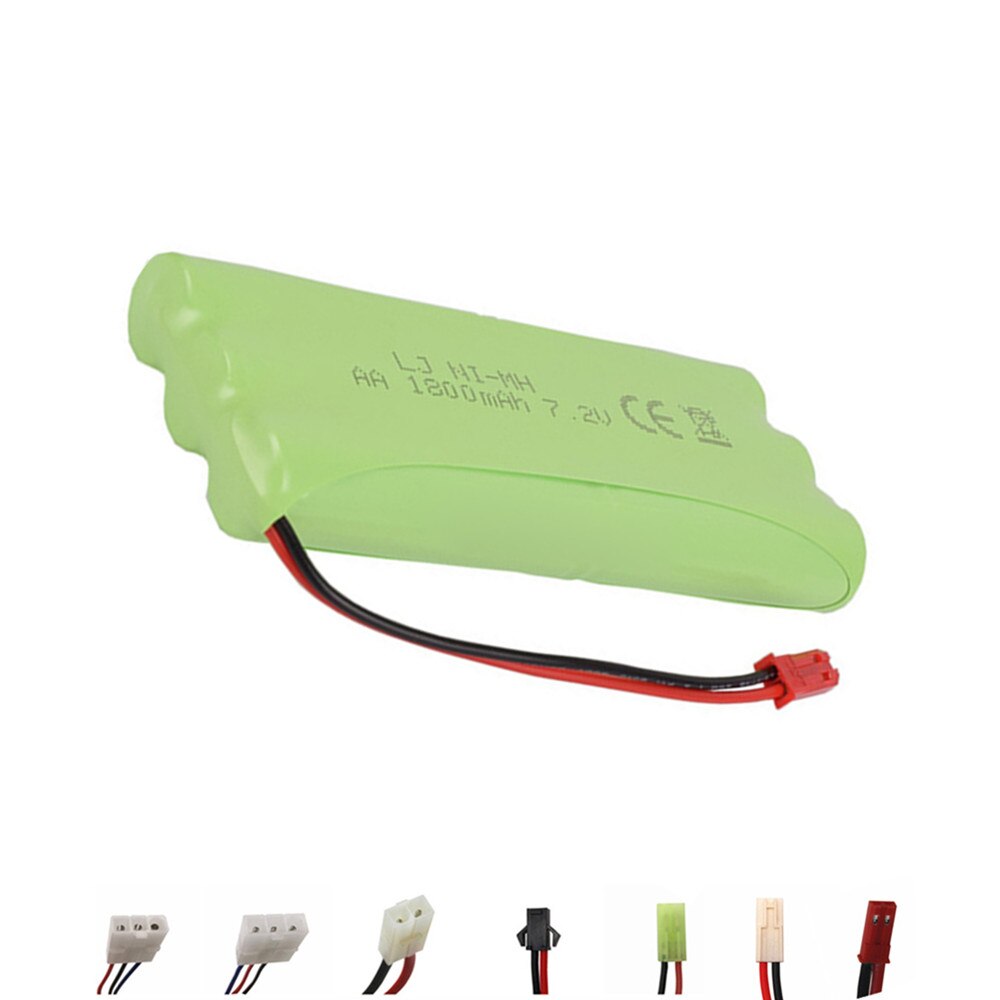 1800mah 7,2 v Akku Für Rc spielzeug Auto Boote Roboter Tanks Züge Guns teile NI-MH AA 700mah 7,2 v Akku