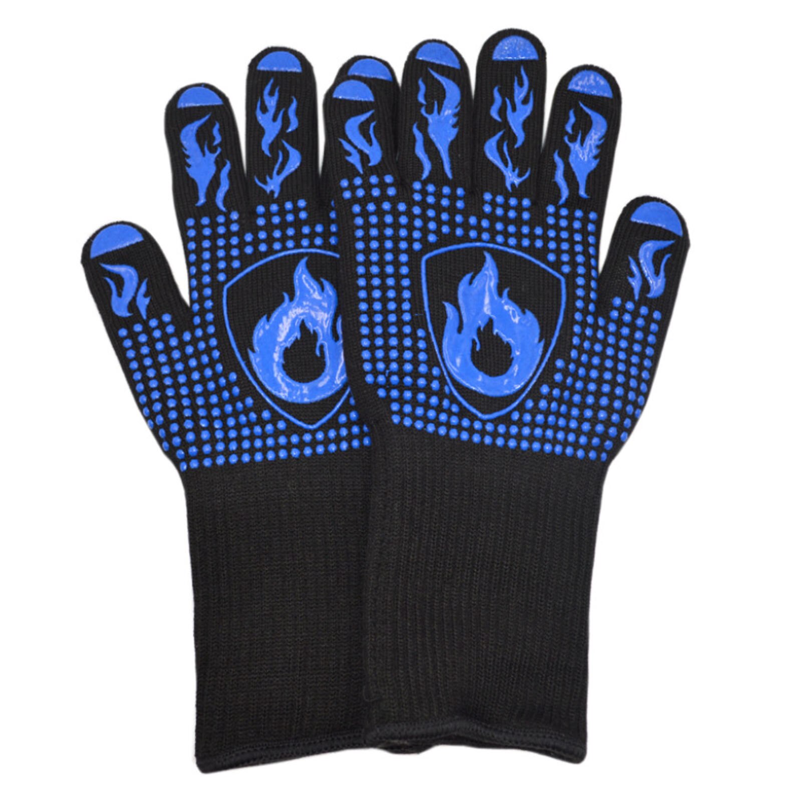 500/800 Degree Celsius Anti Scald Non Slip Practical Convenient Durable Stylish Heat Resistant Silicone Gloves Mitten
