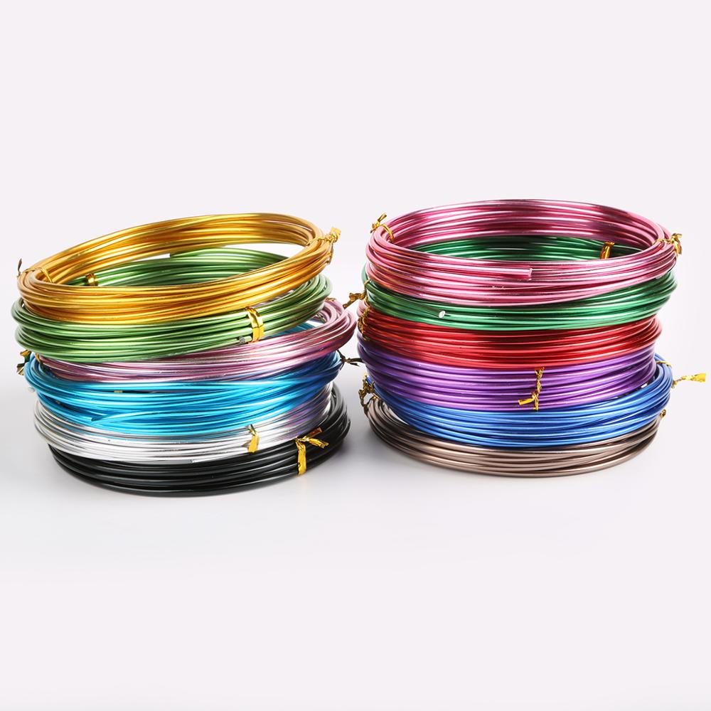 3/10 Meter Anadized Dia Aluminium Draad 1/1. 5/2/2.5mm Soft Ambacht Veelzijdige Geschilderd Aluminium Metalen Draad Voor DIY Sieraden Bevindingen