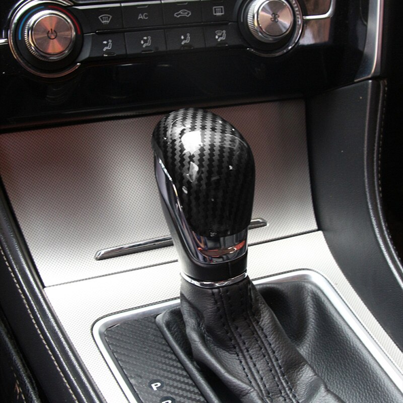 Modified Carbon Fiber Car Automatic Gear Cover for MG MG6 MG ZS Gear Handle Cover Styling Auto Interior Decoration