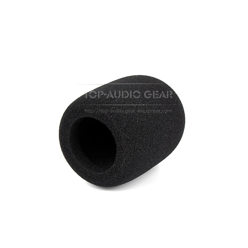 2x Spugna Antivento Microfono - per DPA d:facto 4018V - Copertura in Schiuma Antivento