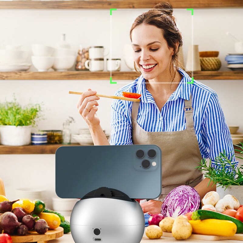 Top Intelligent Camera Gimbal,Gimbal Tracker 360 degree Rotating Automatic Face and Object Tracking for Vlog/Video Teaching