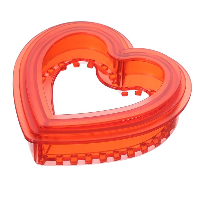 Kitchen Lunch DIY Sandwiches Cutter Mould Cake Tools Food Cookie Cutter Die Bread Biscuits Mold Kids Lunch Maker Cute Shape: Heart shape
