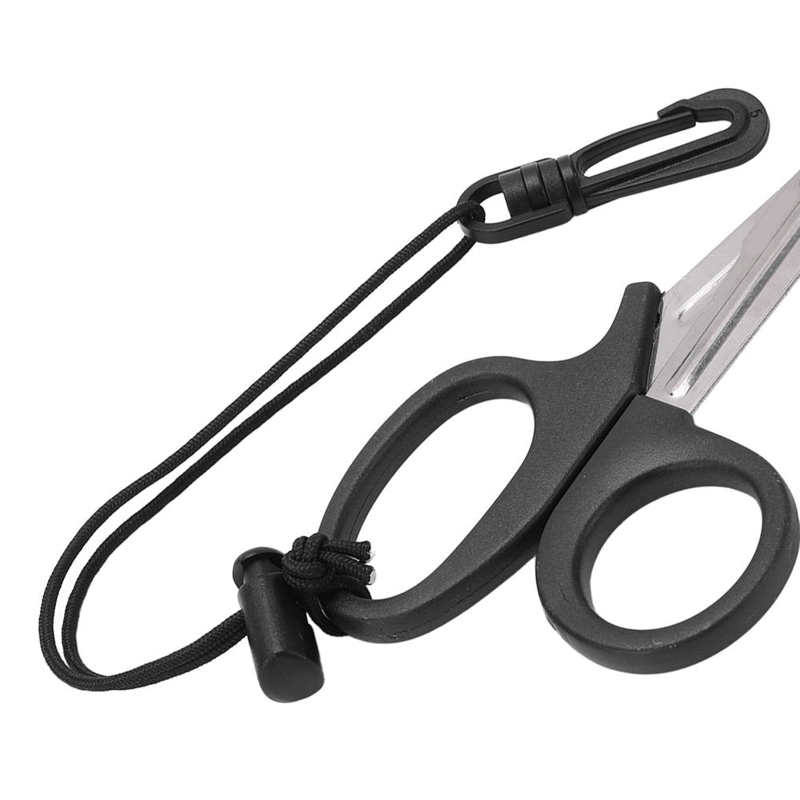 Diving Shears Safety Diving Scissors Stainless Steel Diver Shears with Lanyard and Buckle Diving Accessories
