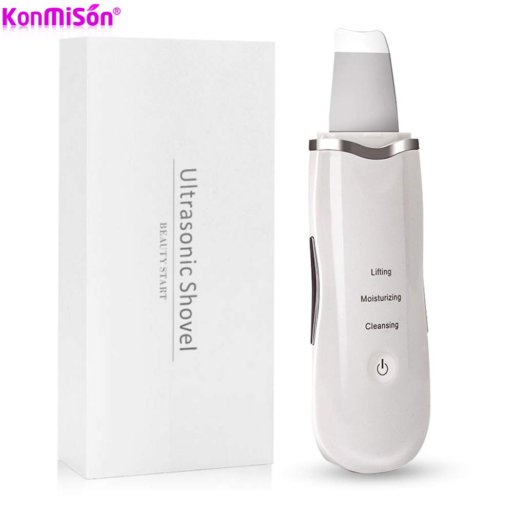 Épurateur à ultrasons pour la peau du visage, rechargeable, nettoyage des pores, à vibrations, outil destiné à l&#39;élimination des points noirs