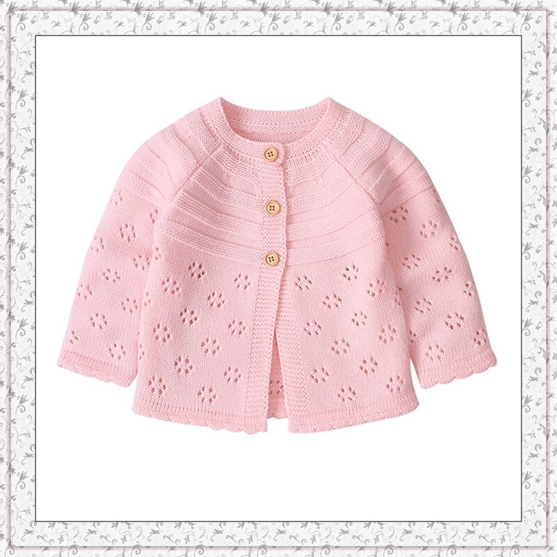 Baby Baby Truien Volledige Mouw Soild Causla Jongen Meisje 0-24 Maanden Truien Kids Winter Herfst Stijl baby Truien: Pink / 100(18-24M)