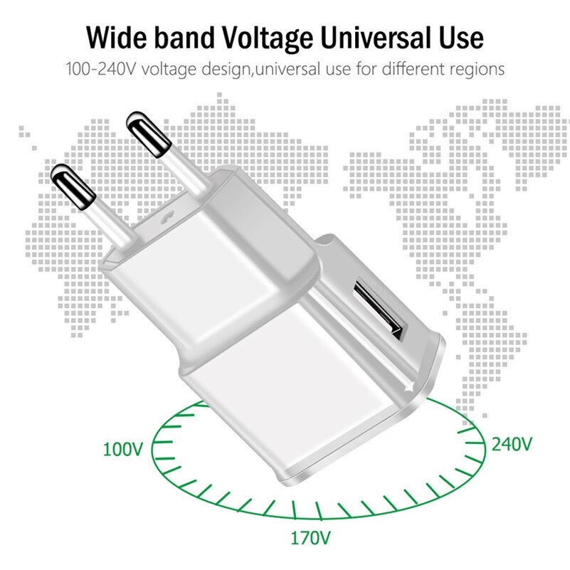 Cargador de viaje para la UE, 1M, Cable Micro USB para Alcatel 7/U3 /5V/1/3L/1C/1X3X/3/3V/Verso/3C/A3 Plus/U5 HD/U50/A7 XL