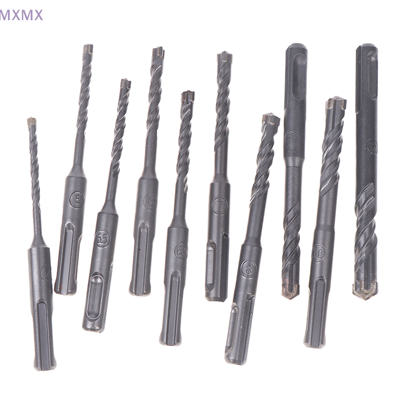 Broca de puntas cruzadas de carburo SDS Plus, 4/5/5, 5/6/6, 5/7/8/9/10/12x110mm, para pared de hormigón, bloque de ladrillo, martillo eléctrico, mampostería