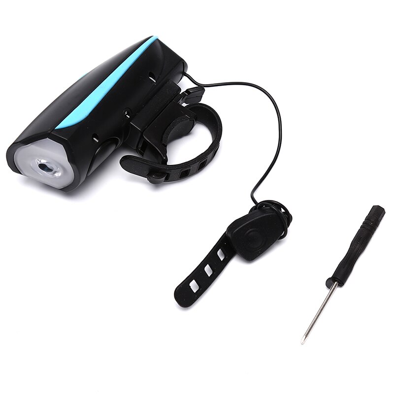 Multifunction Ultra Bright Electric Horn Bike Bell Bicycle Bell 120db/110db Electric Bicycle Horn Alarm Bell Bike Light MTB Bike: blue