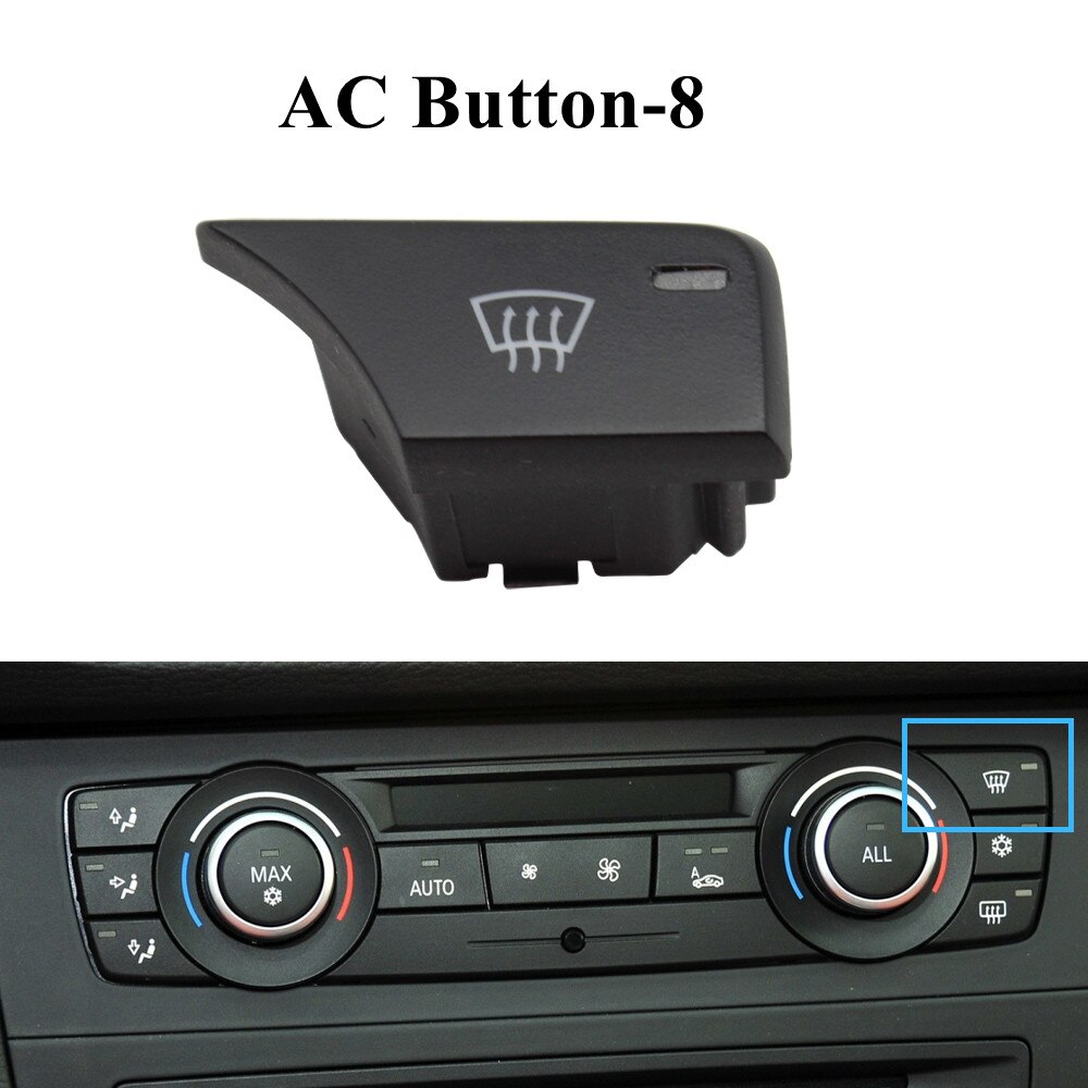Auto Heater Climate Control Fan Volume Airconditioning Knop Luchtcirculatie Knop Voor Bmw 1 3 X1 X3 E81 E90 e91 E92 E84 F25: Button-8