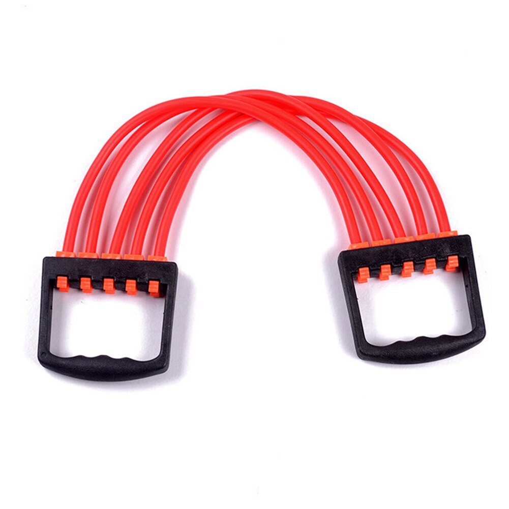 Expander Rally Exercise Fitness Strength Muscle Stretching 62*11cm Equipment: Red