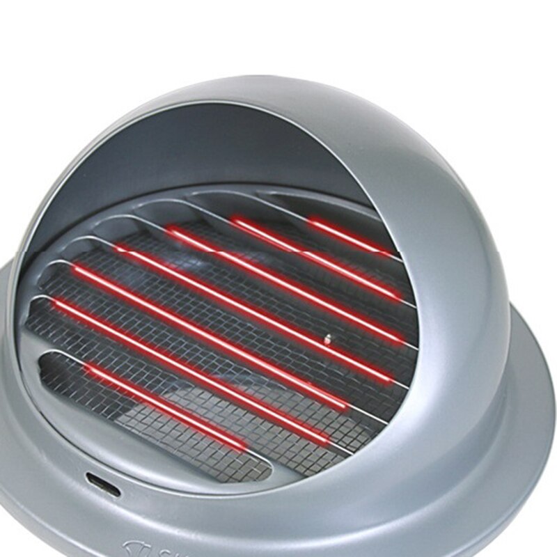 Stainless Steel Wall Ceiling Air Vent Ducting Ventilation Exhaust Grille Cover Outlet Heating Cooling & Vents Cap Waterproof