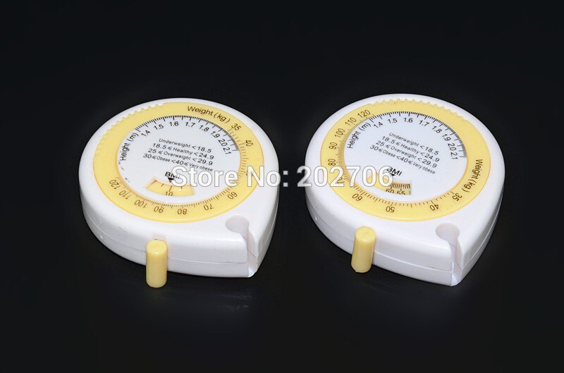 BMI measure tape Water shape Accurate health BMI Calculator BMI body measure tape,14pcs/lot