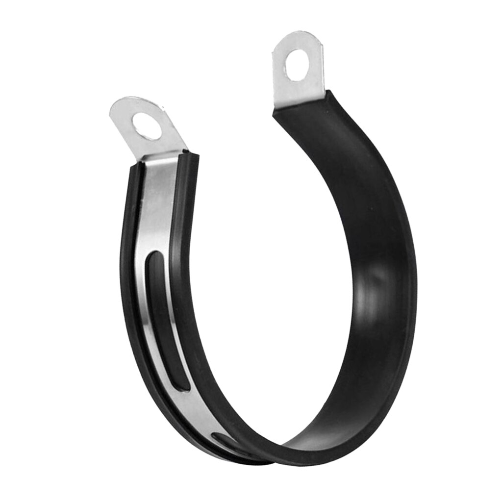 32CM Stainless Steel Motorcycle Exhaust Muffler Silencer Bracket Hanger Clamp Strap Mount Bracket Universal for Motorcycle