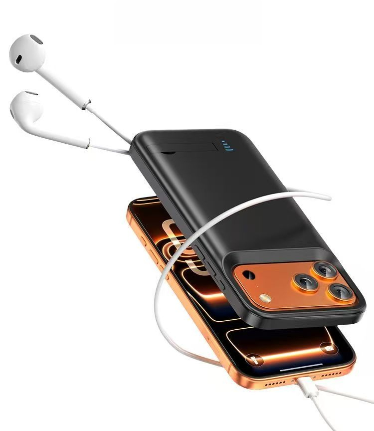20000 mah ultra batterijhoesje voor iphone 17 pro max, extra lange batterijduur van 1 week, powerbank achterkant