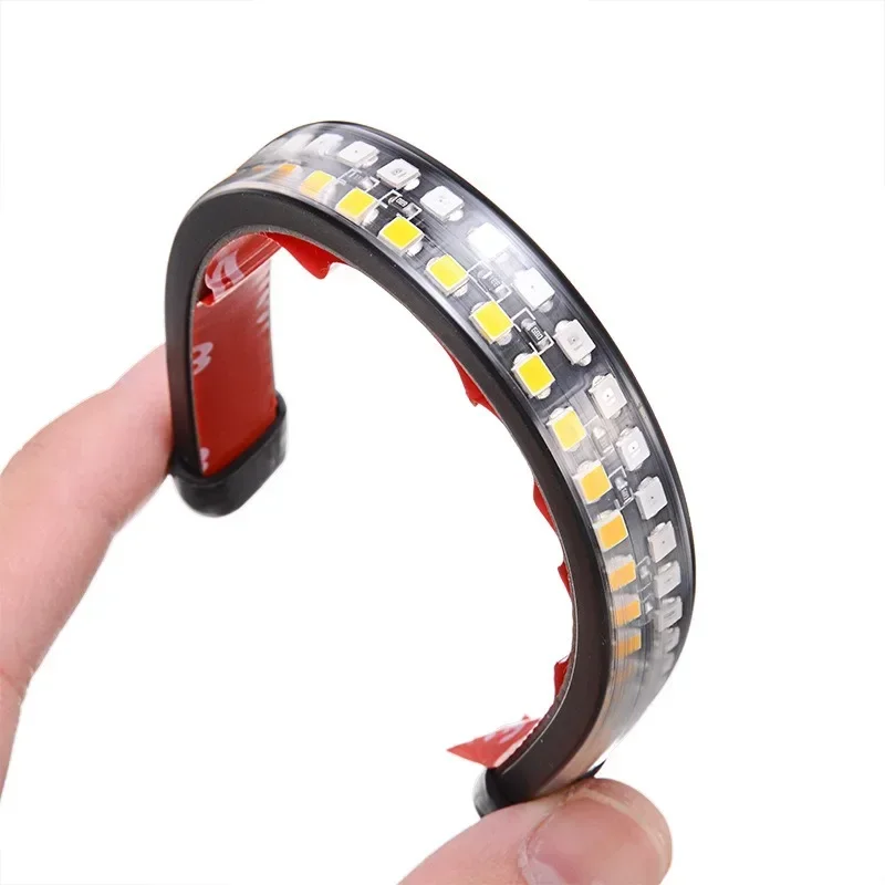 20 cm 30 cm 40 cm Motorrad flexibel LED Rücklicht Streifen Hinten Blinker Bremslicht halt Tagfahrlicht