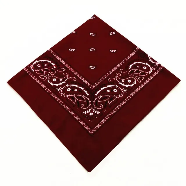 Hommes femmes bandana bandeau cowboy hommes motard sport chapeaux hip hop poignet bandeau simple face tête enveloppement écharpe: GRIS